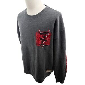 Mitchell & Ness Chicago Bulls 1991 NBA Finals Born & Bred Sweatshirt XL NEW Mens